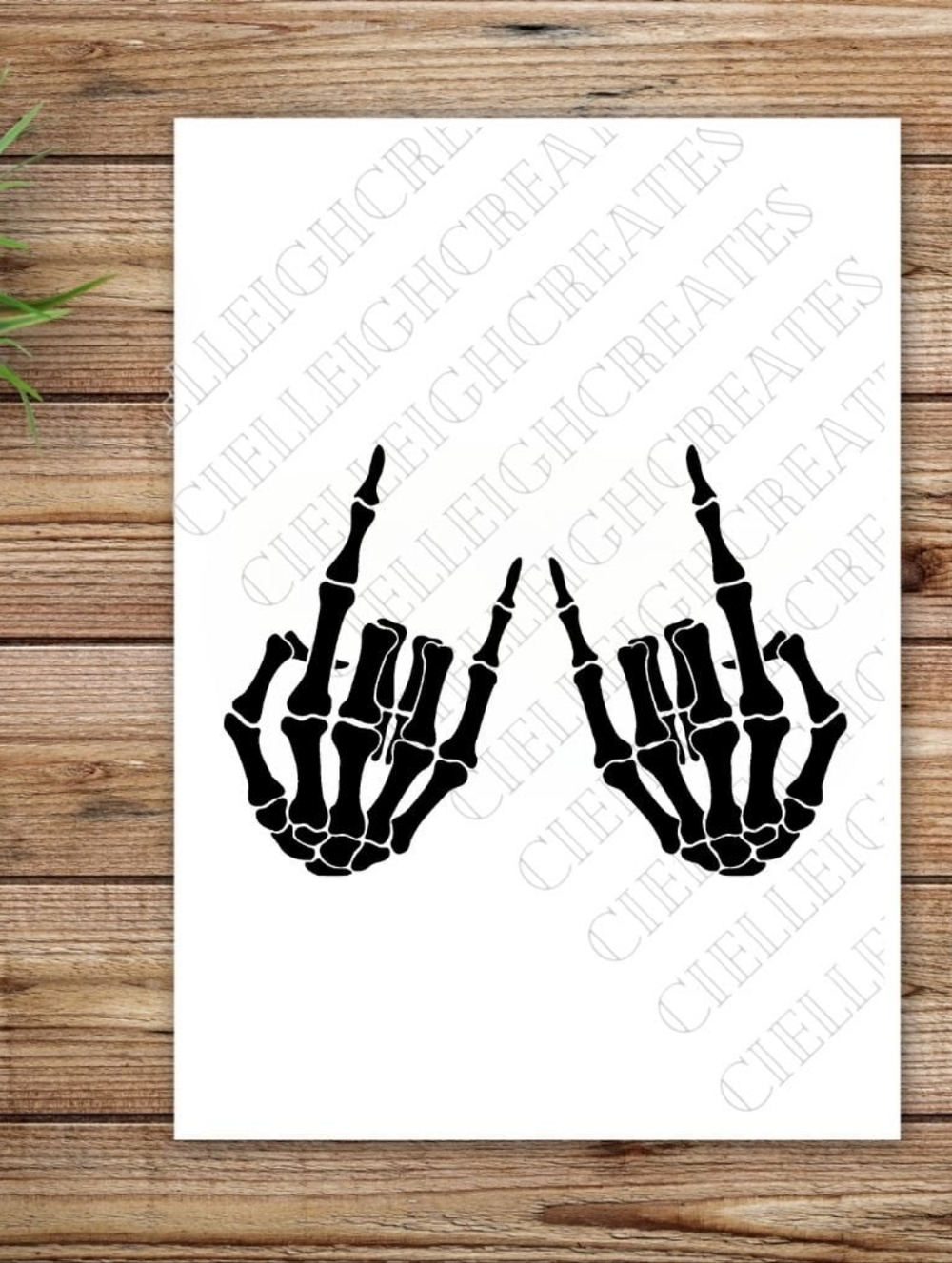 *2 for $20* Skeleton Hands Hang Loose vinyl decal Sticker Handcrafted